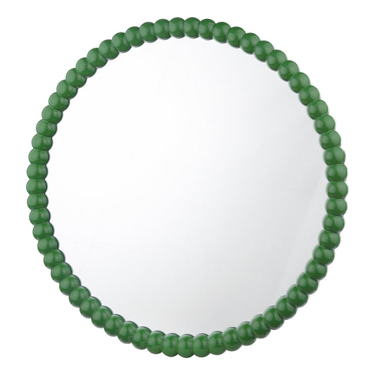 Dar Lighting Ruan Green 70cm Round Mirror