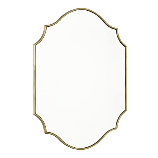 Dar Lighting Ruggiero Gold Detail 70x50cm Rectangle Mirror