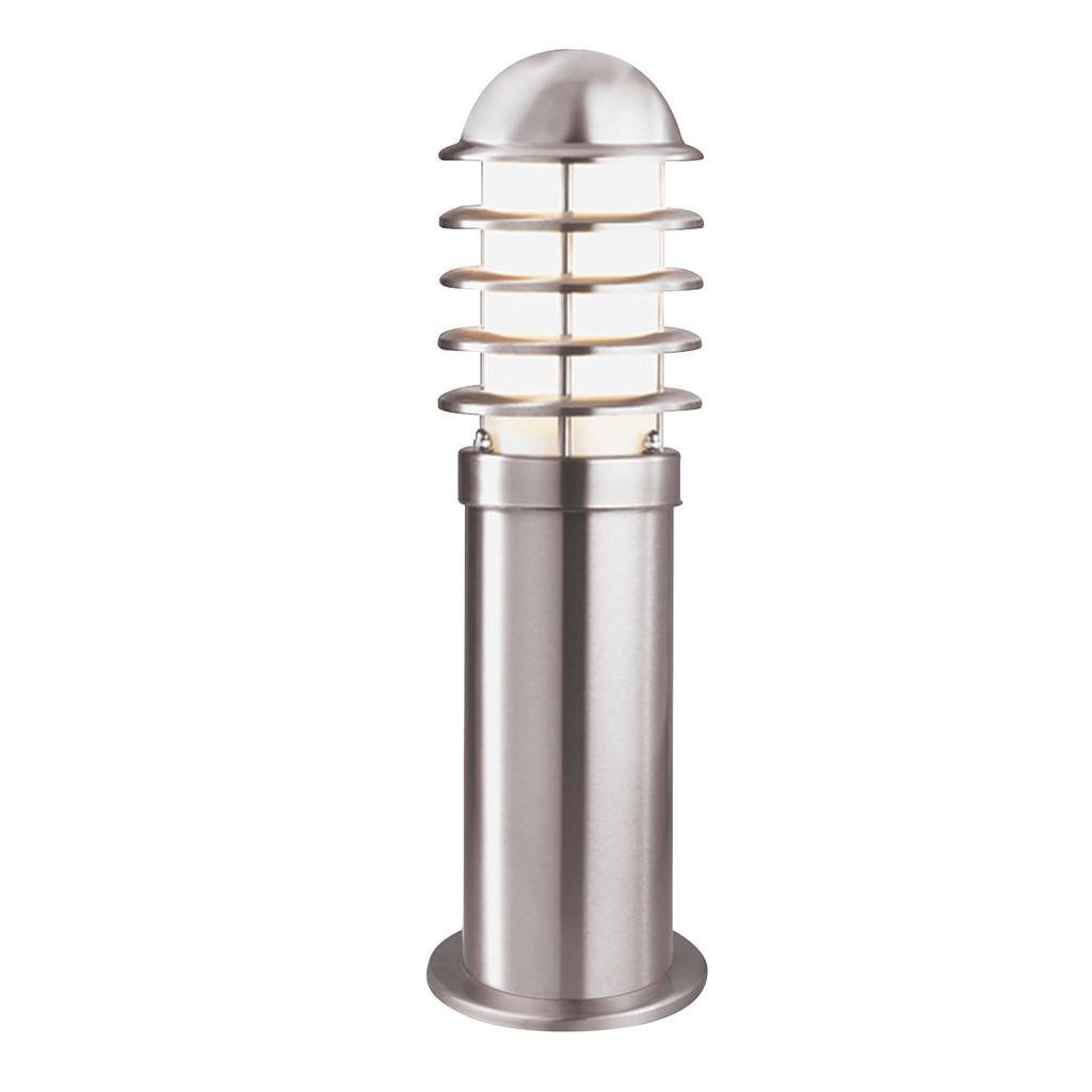 Searchlight Louvre IP44 Stainless Steel Outdoor Post Light
