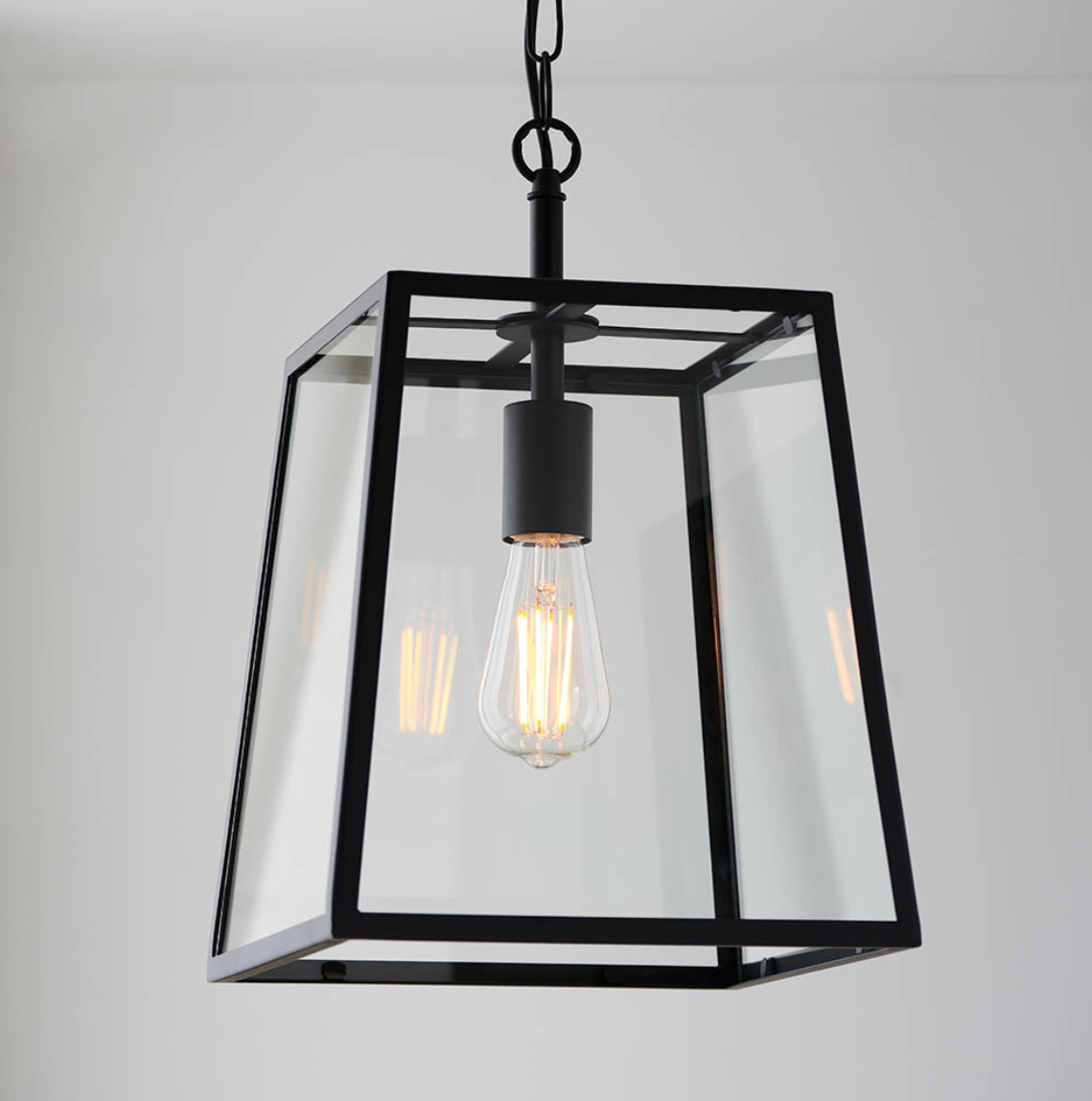 Endon Hurst Black Pendant