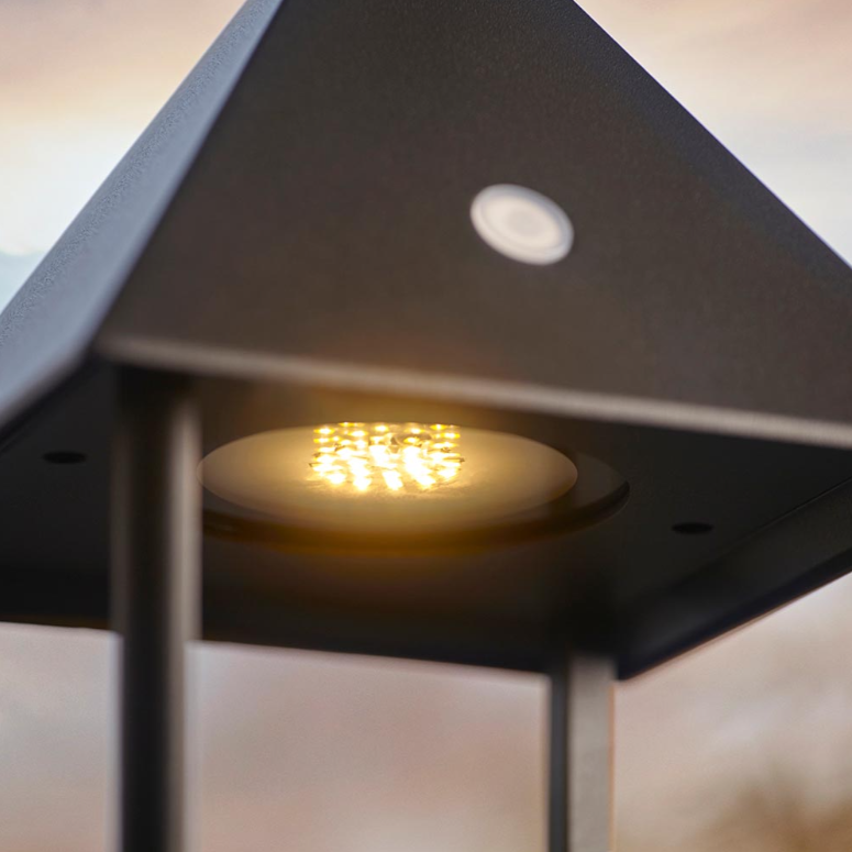 Endon Hoot Outdoor IP44 Large Black Table Lamp