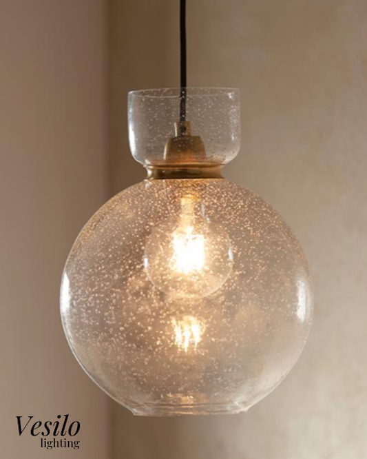 Vesilo Lighting Mercury Clear Blown Glass Pendant