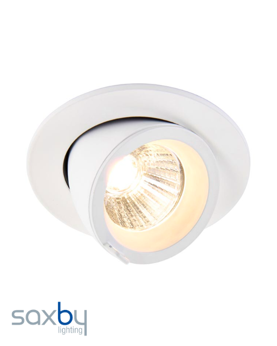 Saxby Axial Colour Changing 8/10/12W Round Recessed Downlight
