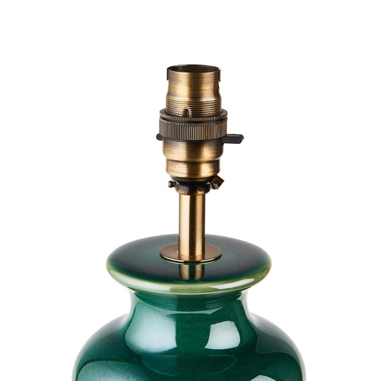 Endon Monroe Gloss Green Table Lamp (Base Only)
