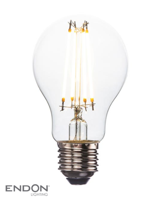 Endon E27 LED Warm White Filament GLS Bulb (Non-dimmable)