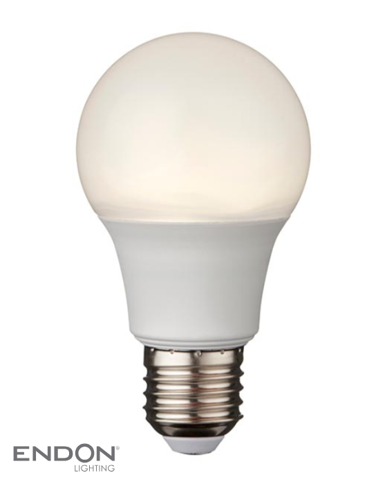 Endon Essentials E27 LED GLS Cool White (Non-dimmable)