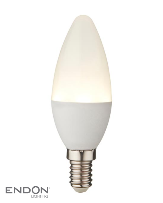 Endon Essentials E14 LED Warm White Candle (Non-dimmable)