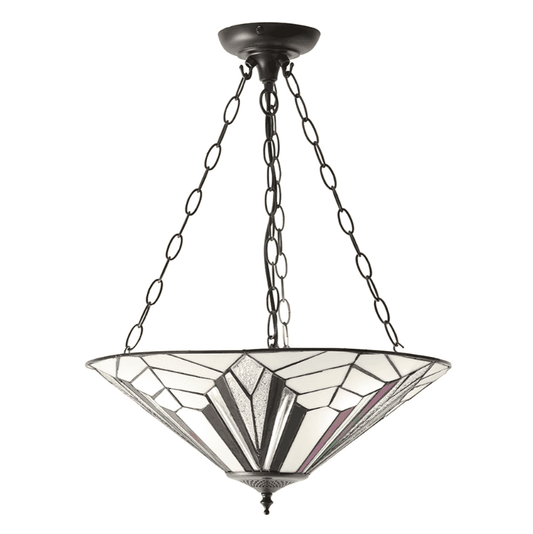 Tiffany Astoria Large Inverted 3 Light Pendant