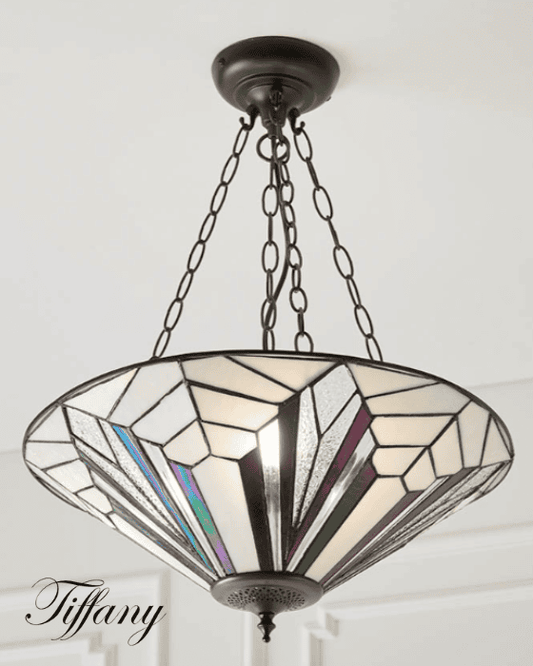 Tiffany Astoria Large Inverted 3 Light Pendant