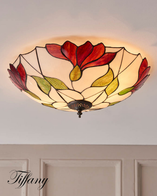 Tiffany Botanica Large 2 Light Flush