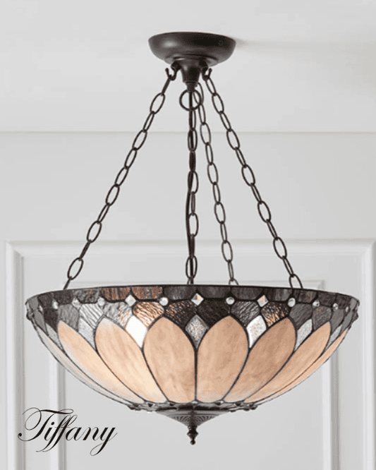 Tiffany Brooklyn Large Inverted 3 Light Pendant