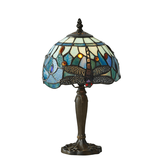Tiffany Dragonfly Blue Mini Table Lamp