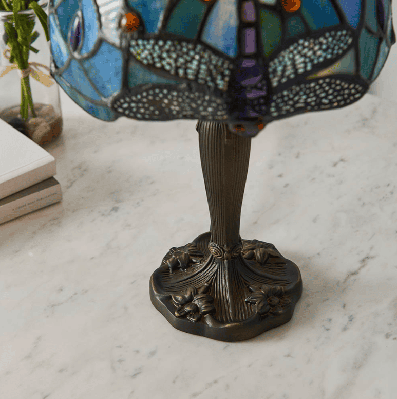 Tiffany Dragonfly Blue Mini Table Lamp