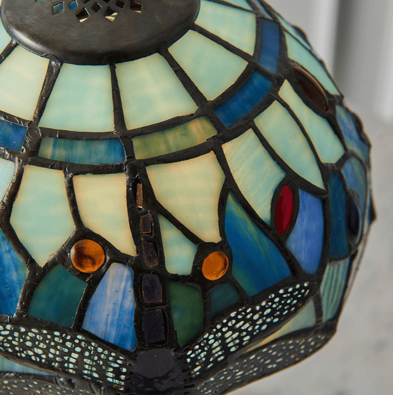 Tiffany Dragonfly Blue Mini Table Lamp