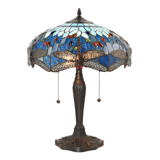 Tiffany Dragonfly Blue Medium Table Lamp
