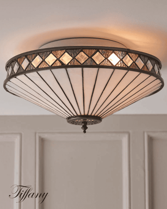 Tiffany Fargo 2 Light Medium Flush