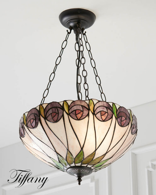 Tiffany Hutchinson 3 Light Medium Inverted Pendant