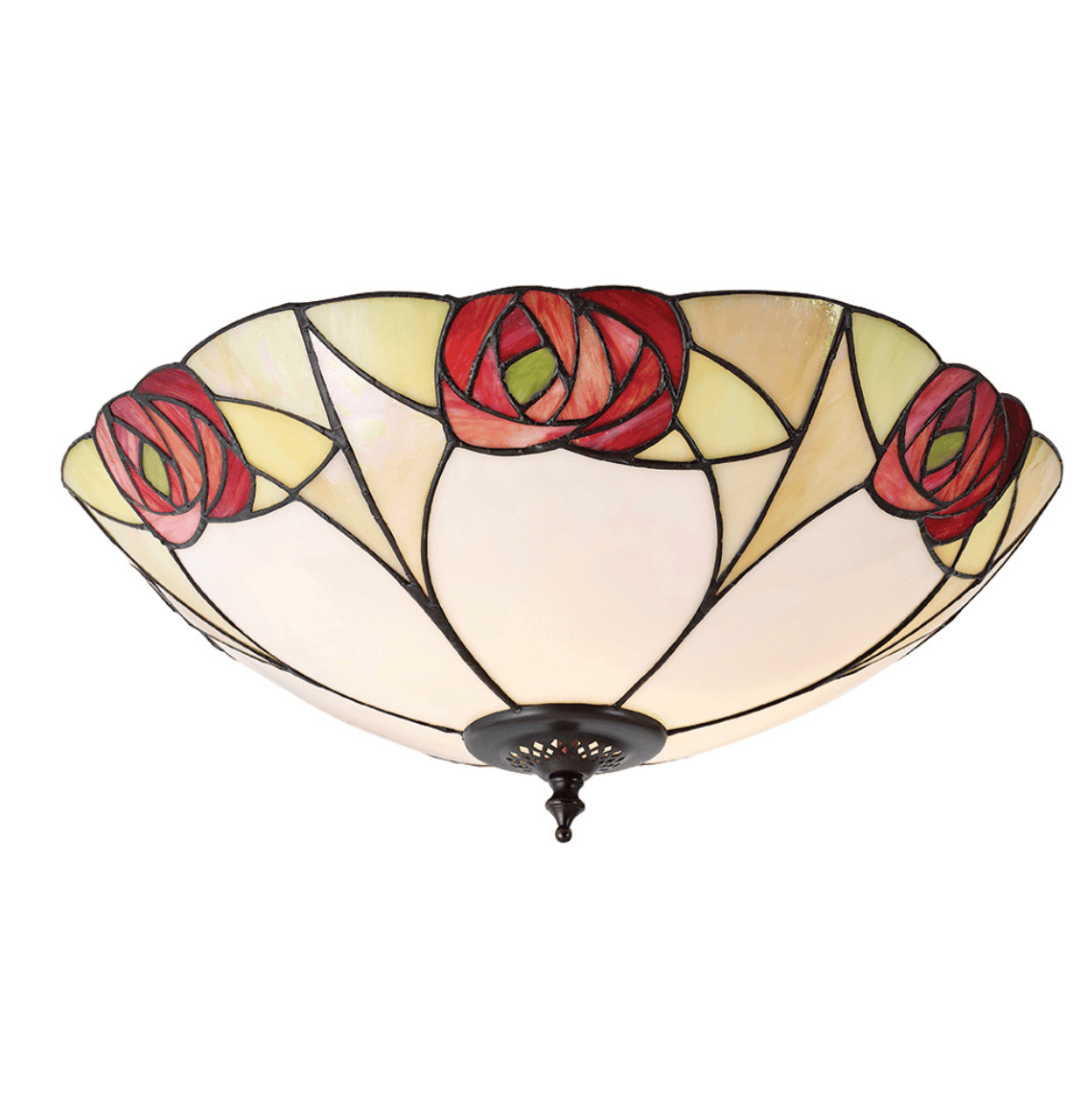 Tiffany Ingram 2 Light Large Flush