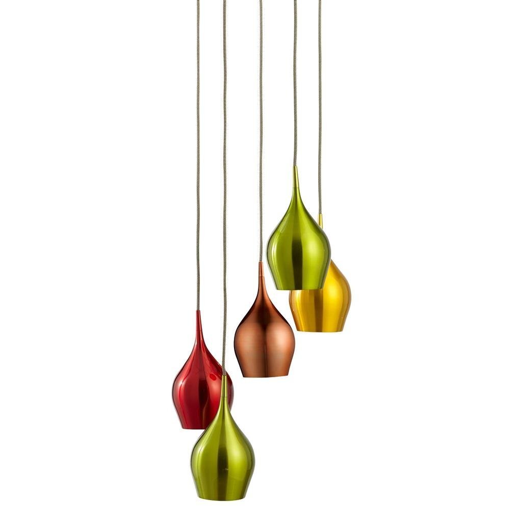 Searchlight Vibrant Multi-Coloured 5lt Cluster Pendant