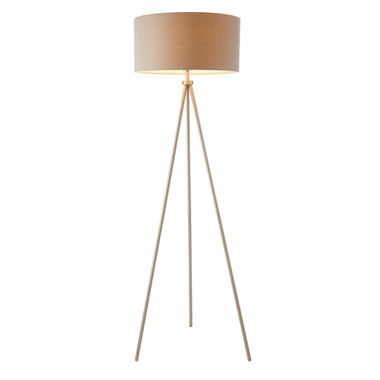 Endon Tripod Grey & Nickel Floor Lamp