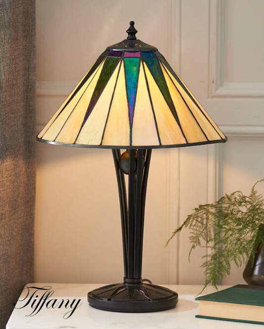 Tiffany Dark Star Small Table Lamp
