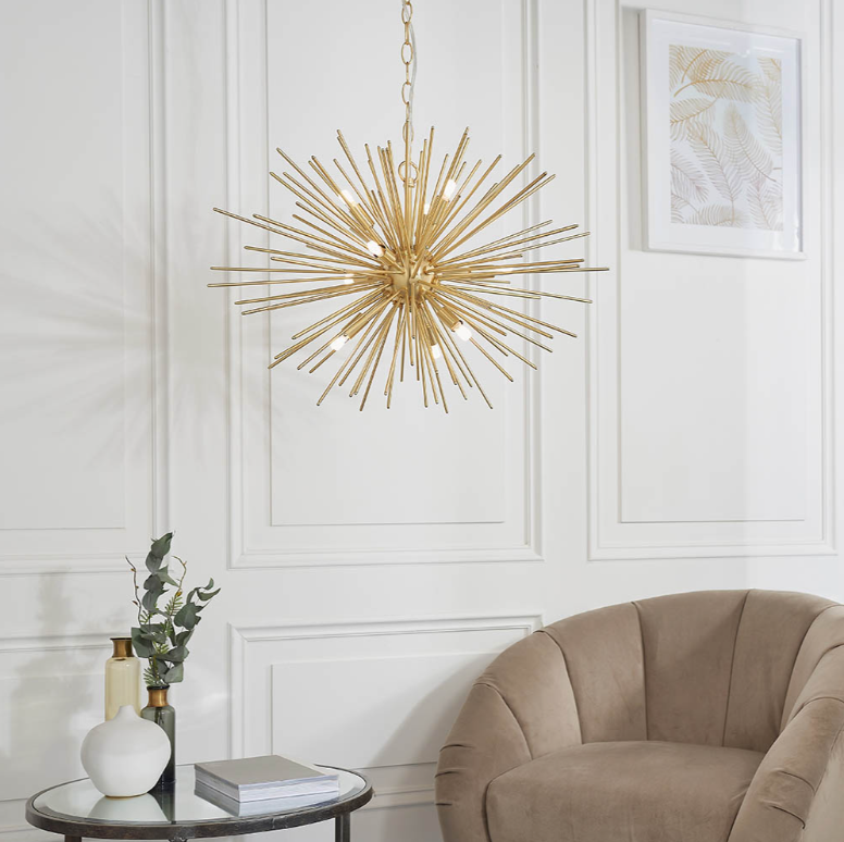 Endon Orta 9 Light Starburst Pendant