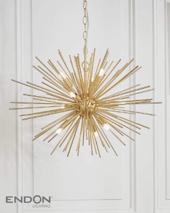 Endon Orta 9 Light Starburst Pendant