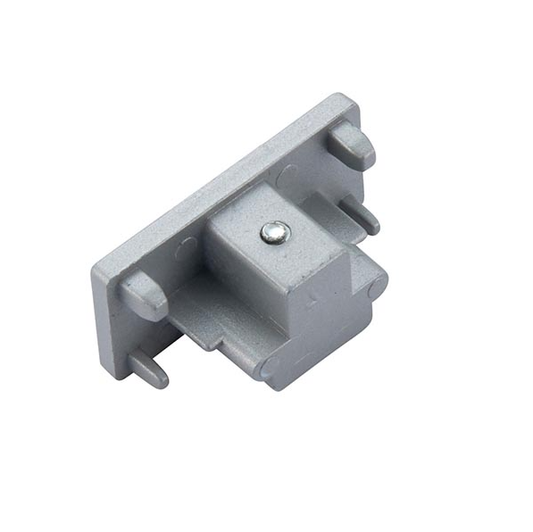 Saxby Silver Track Dead End Connector