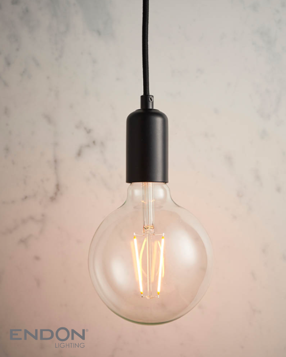 Endon Studio Black Pendant