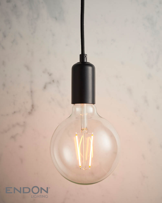 Endon Studio Black Pendant