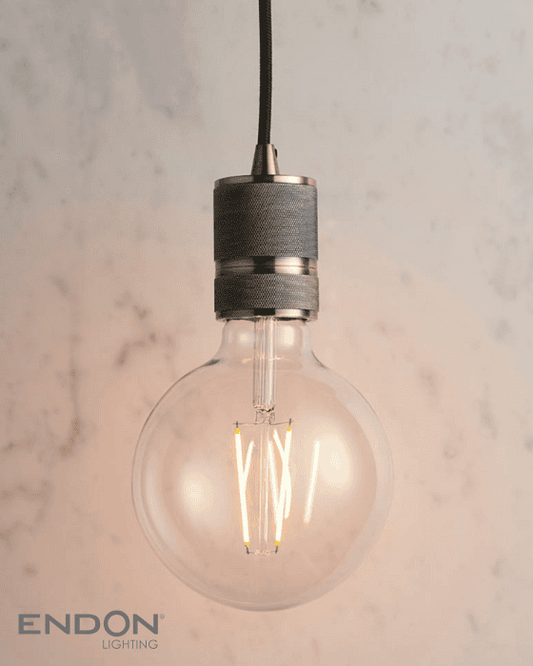 Endon Urban Antique Brass Cable Suspension Set