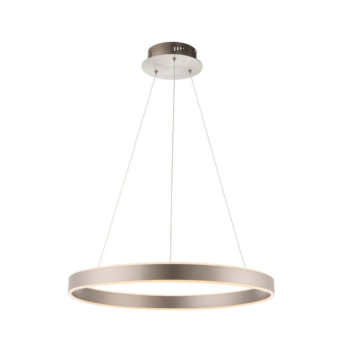 Endon Gen Ring Matt Nickel LED Pendant