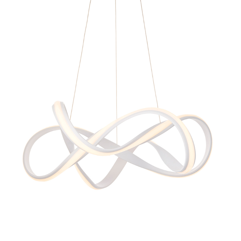 Endon Synergy Flowing White LED Pendant