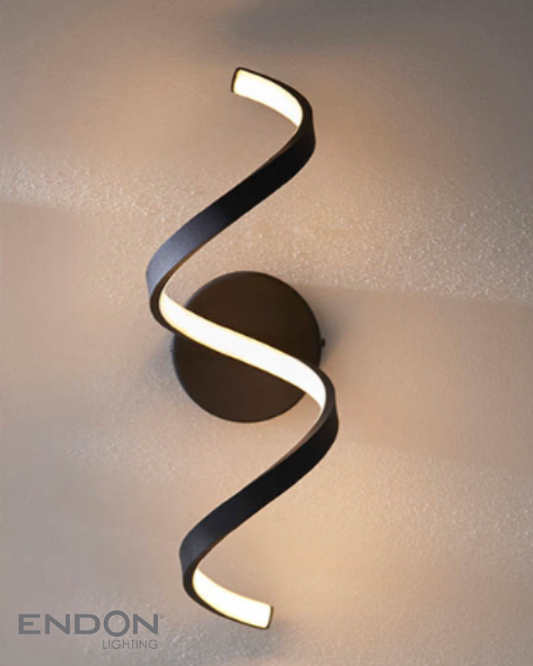 Endon Astral Outdoor Black IP44 Wall Light