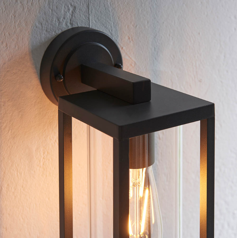 Endon Hamden Black Outdoor Wall Light