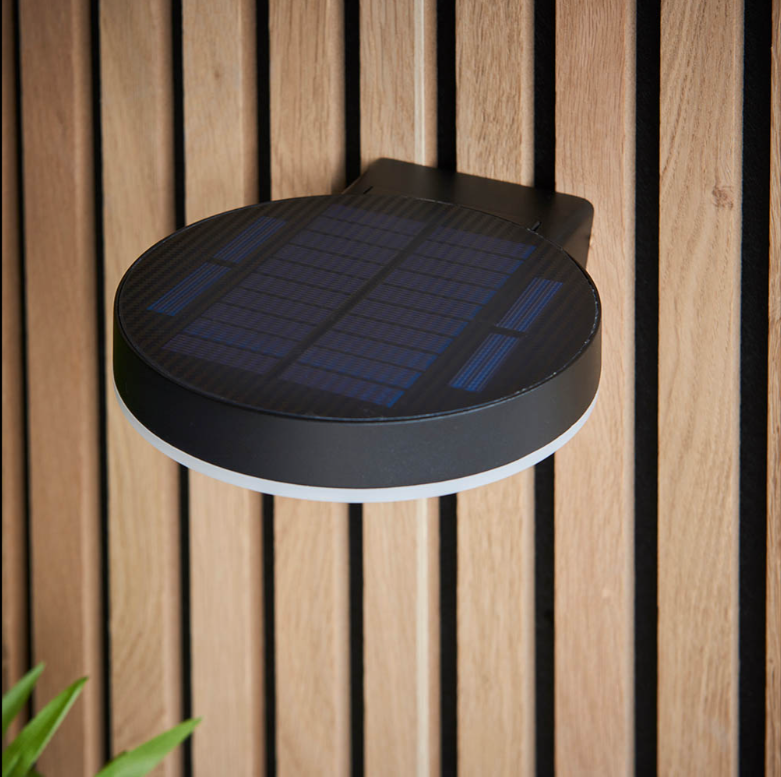 Endon Ebro Outdoor Solar Power & PIR Wall Light