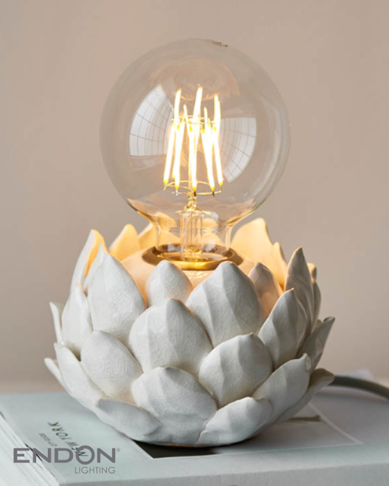 Endon Artichoke Cream Table Lamp