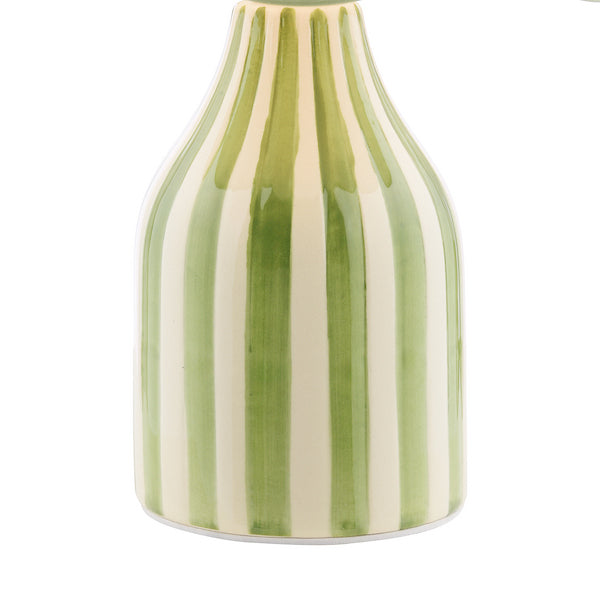 Dar Lighting Aimee Green Ceramic Table Lamp With Shade (Twin Pack)
