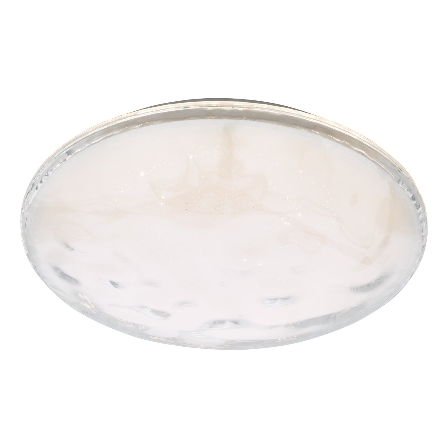 Dar Lighting Atara White LED Flush