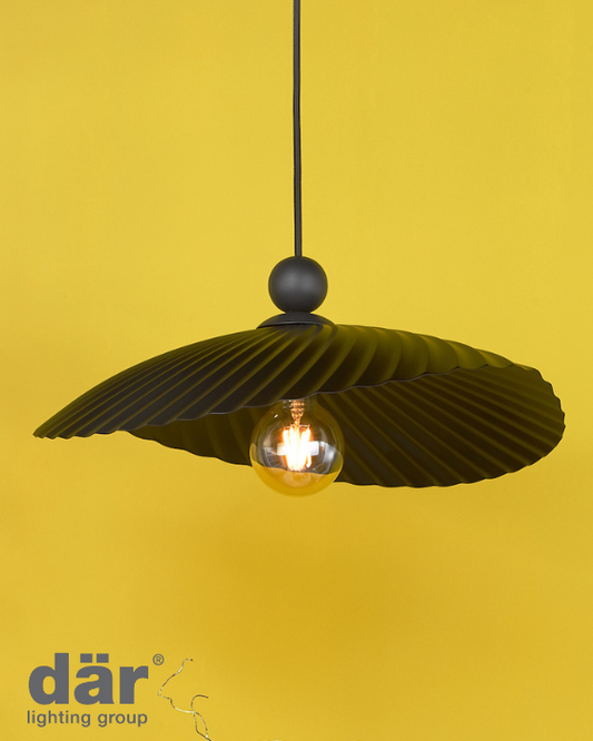 Dar Lighting Bouvier Matt Black Easy Fit Pendant
