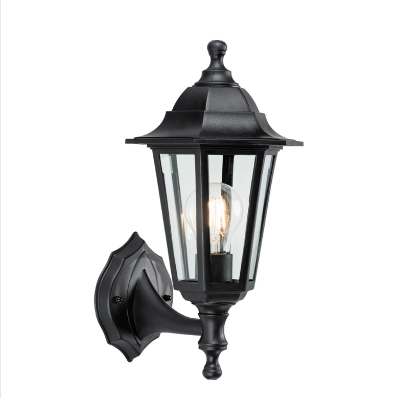 Endon Bayswater Black Outdoor Wall Light