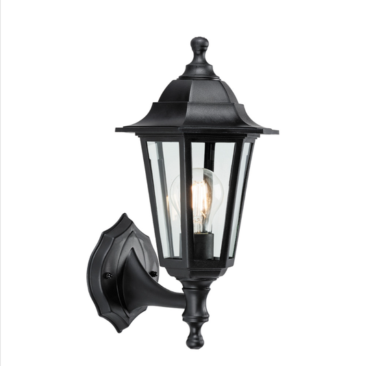 Endon Bayswater Outdoor IP44 Black Wall Light