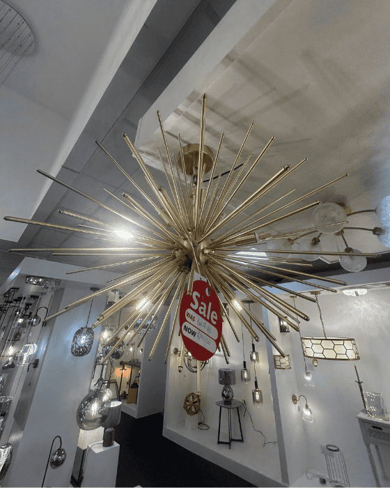 EX-DISPLAY Endon Orta Starburst 9lt Pendant