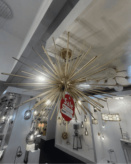 EX-DISPLAY Endon Orta Starburst 9lt Pendant