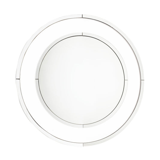 Laura Ashley Evie Large Clear Frame 100cm Round Mirror