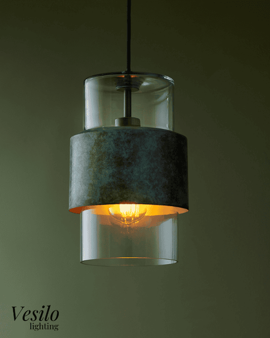 Vesilo Lighting Forge Verdigris Bronze Pendant