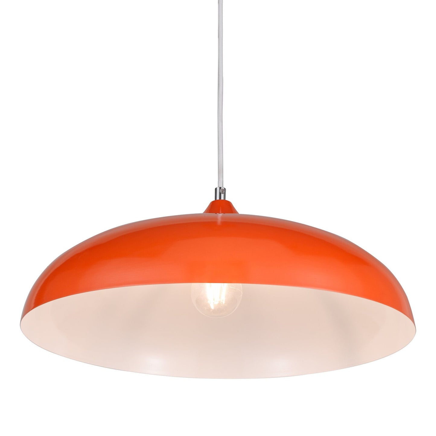Dar Lighting Kaelan Orange Pendant