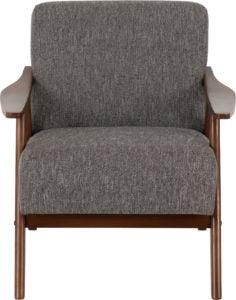 Kendra Grey Fabric Accent Chair