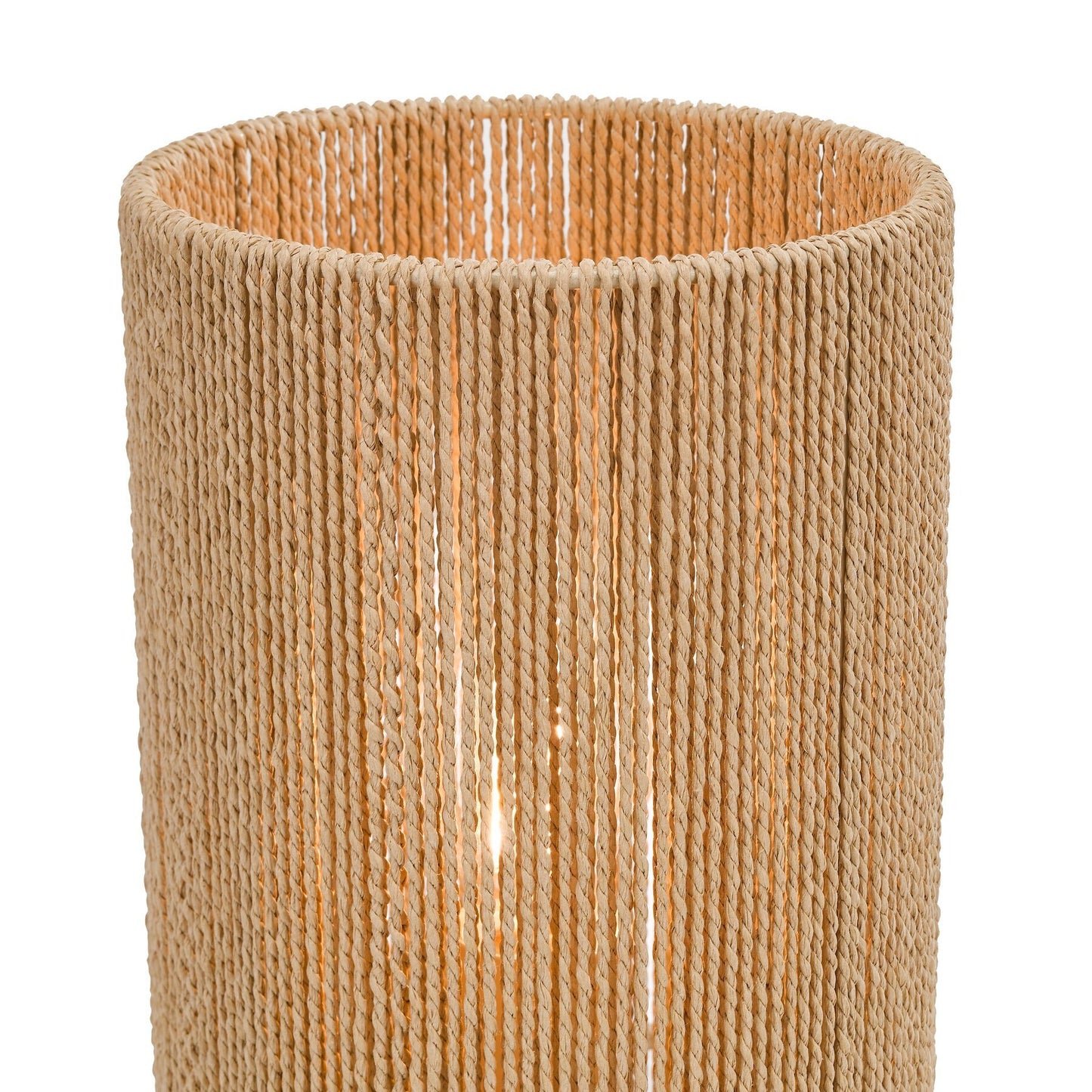 Dar Lighting Keona Natural String Table Lamp