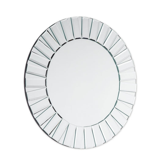 Laura Ashley Capri Small Bevelled 60cm Round Mirror